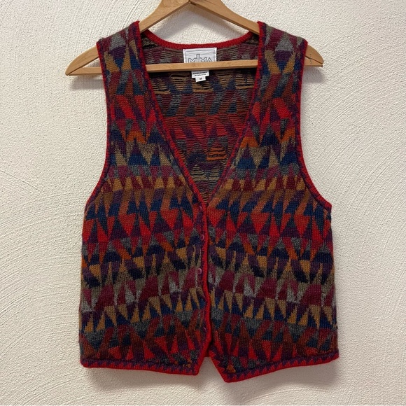 millma Jackets & Blazers - Vintage Millma Alpaca Handloomed Vest Sz Medium